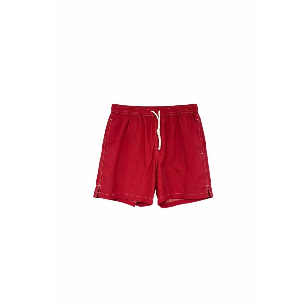 NEW FEDELI men's madeira airstop swim shorts trunks in scarlet
